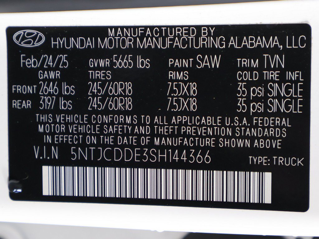 Certified 2025 Hyundai Santa Cruz SEL AWD/4WD image 43