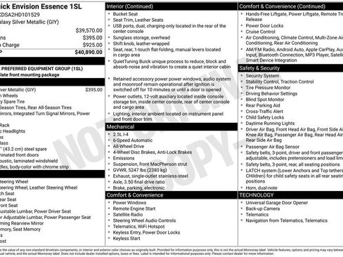 Certified 2017 Buick Envision Essence image 4