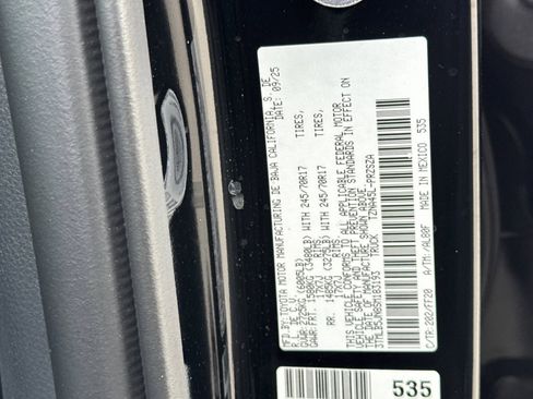 New 2025 Toyota Tacoma SR image 17