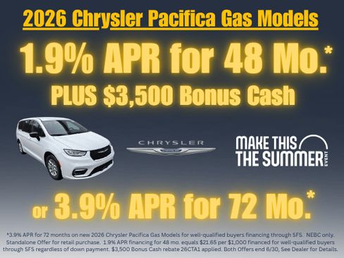 New 2026 Chrysler Pacifica Select AWD/4WD image 24
