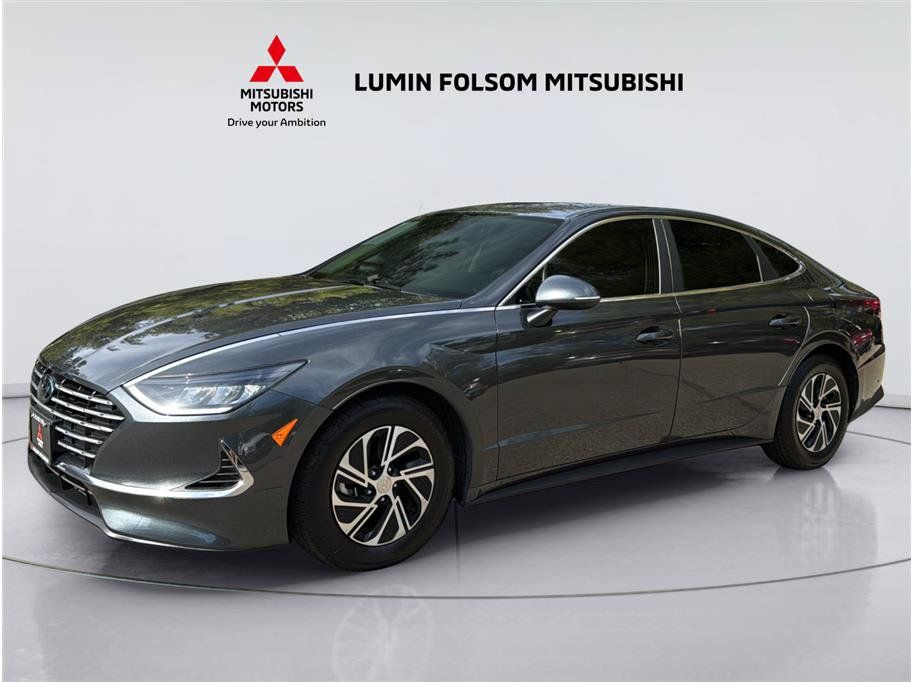 Used 2021 Hyundai Sonata Blue FWD image 1