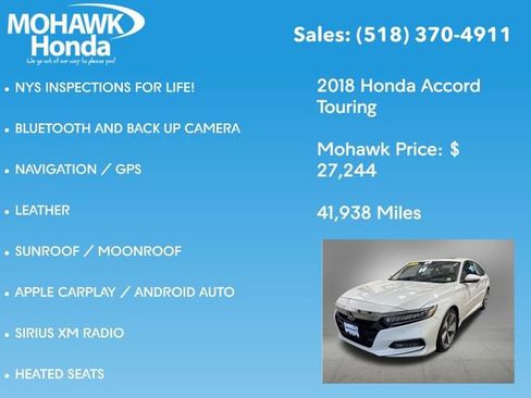 Used 2018 Honda Accord Touring image 7