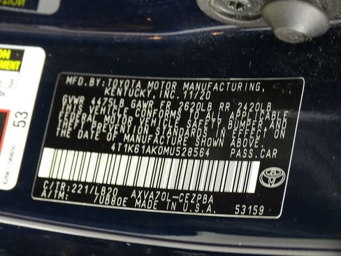 Used 2021 Toyota Camry XSE FWD image 18