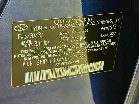 Used 2020 Hyundai Sonata SEL w/ Premium + Sunroof Package FWD image 12