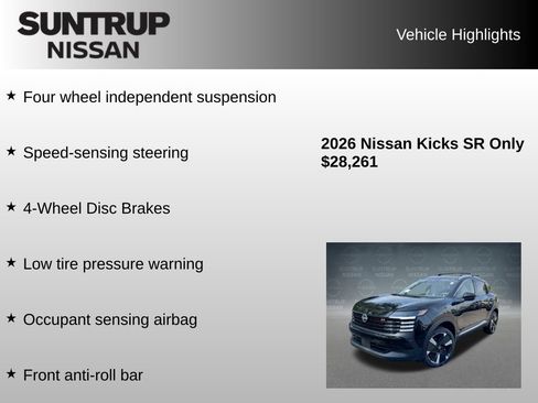 Used 2026 Nissan Kicks SR w/ Cold Weather Package AWD/4WD image 16