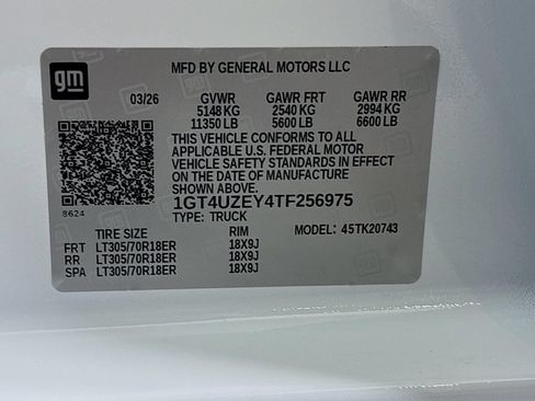 New 2026 GMC Sierra 2500 AT4X AWD/4WD image 33