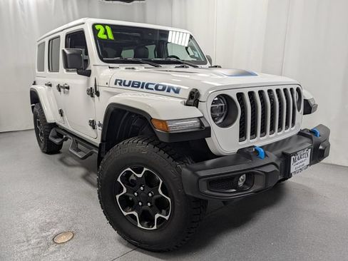 Used 2021 Jeep Wrangler Unlimited Rubicon 4xe w/ Cold Weather Group AWD/4WD image 2
