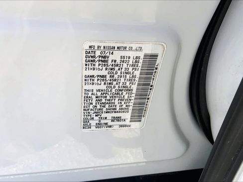 Used 2015 INFINITI QX70 AWD w/ Premium Package image 33