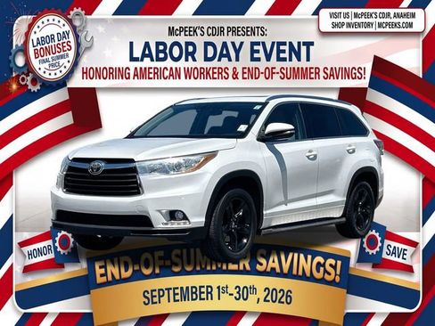 Used 2016 Toyota Highlander Limited Platinum FWD image 1