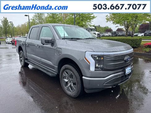 Used 2023 Ford F150 Lightning Lariat w/ Tow Technology Package AWD/4WD image 1