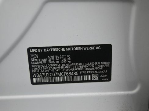 Used 2021 BMW 750i xDrive w/ M Sport Package AWD/4WD image 9