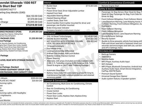 Used 2023 Chevrolet Silverado 1500 RST w/ Convenience Package II AWD/4WD image 1