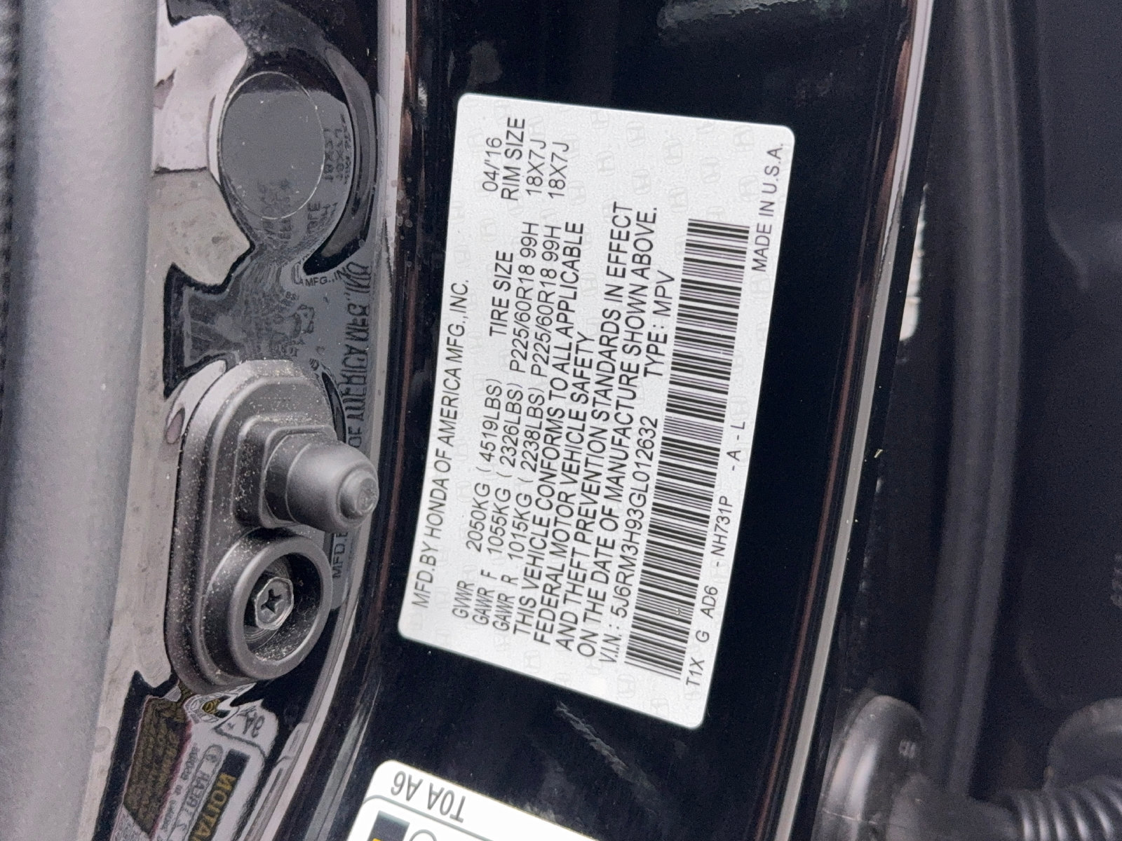 Used 2016 Honda CR-V Touring image 55