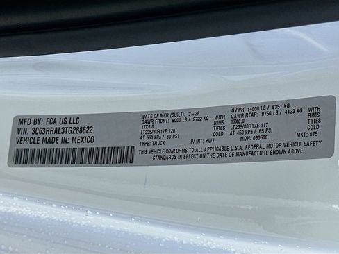 New 2026 RAM 3500 Tradesman AWD/4WD image 18