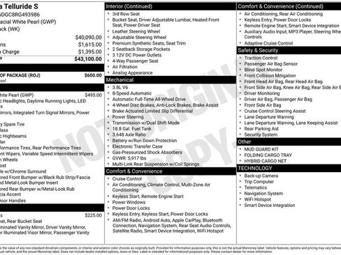 Used 2024 Kia Telluride S w/ S Sunroof Package image 13