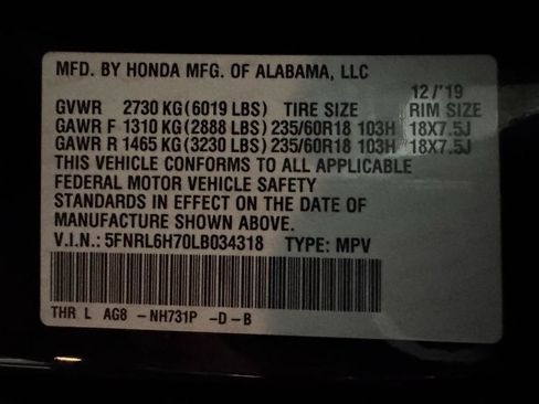 Used 2020 Honda Odyssey EX-L image 23