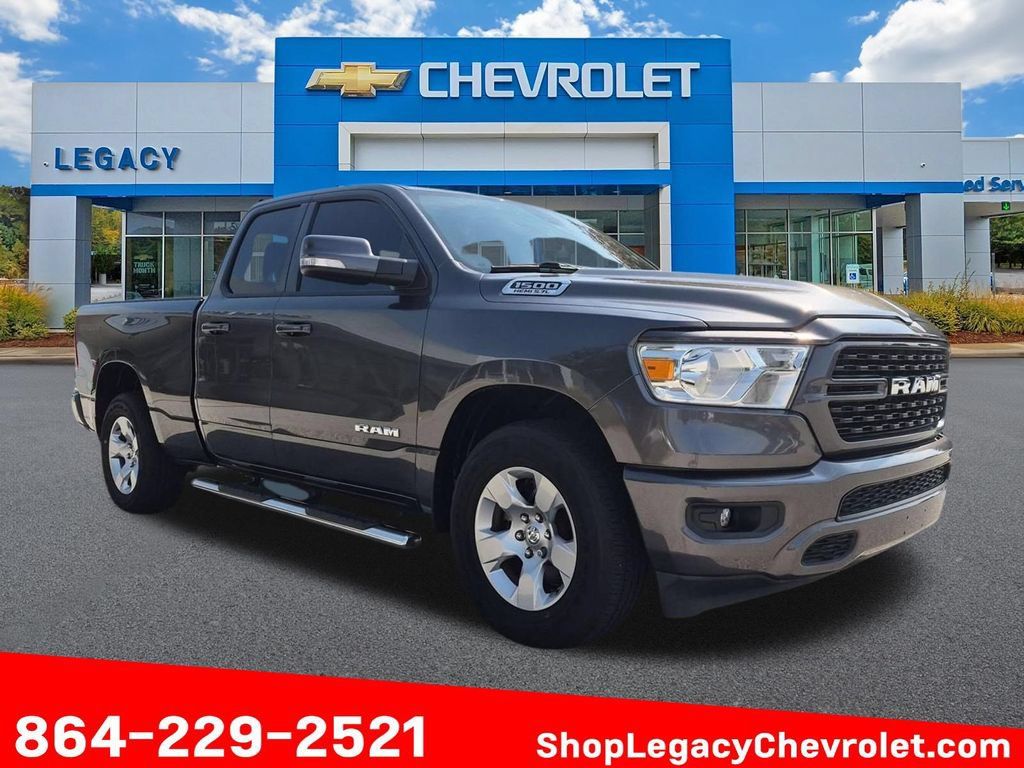 Used 2022 RAM 1500 Big Horn w/ Trailer Tow Group (B) RWD image 1