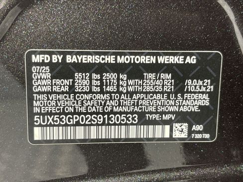 Used 2025 BMW X3 xDrive30i w/ Premium Package image 21
