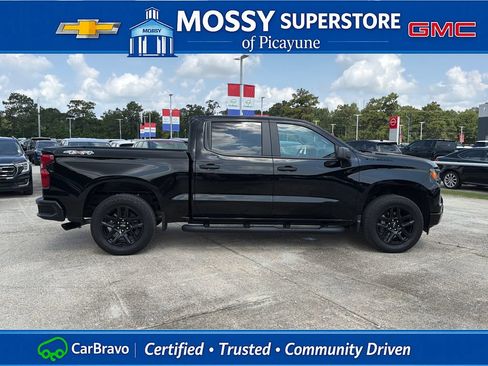 Certified 2025 Chevrolet Silverado 1500 Custom w/ Turbomax Blackout Package AWD/4WD image 7