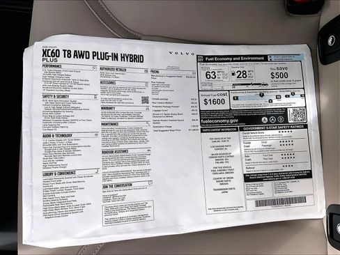 New 2026 Volvo XC60 T8 Plus w/ Protection Package Premier image 36