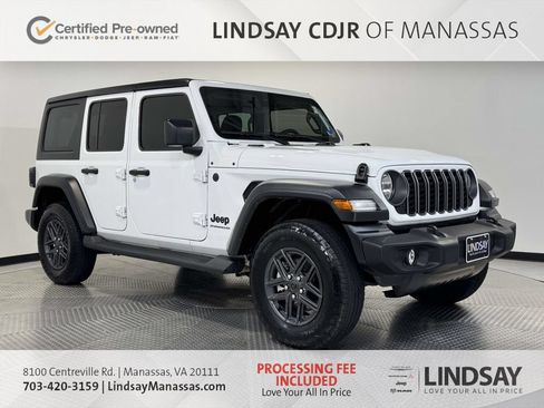 Certified 2024 Jeep Wrangler Unlimited Sport AWD/4WD image 1