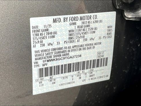 Used 2026 Ford Explorer ST w/ Sun And Sound Package AWD/4WD image 31