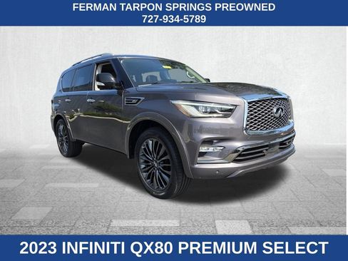 Used 2023 INFINITI QX80 Premium Select w/ Cargo Package AWD/4WD image 1