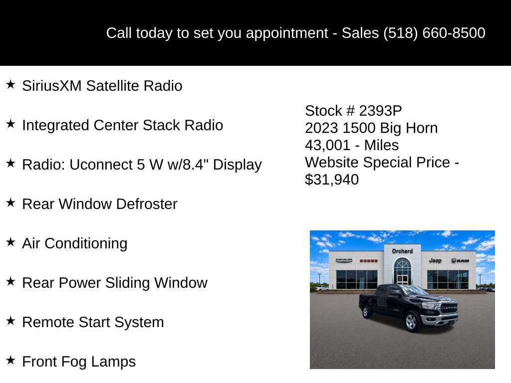 Used 2023 RAM 1500 Big Horn AWD/4WD image 30