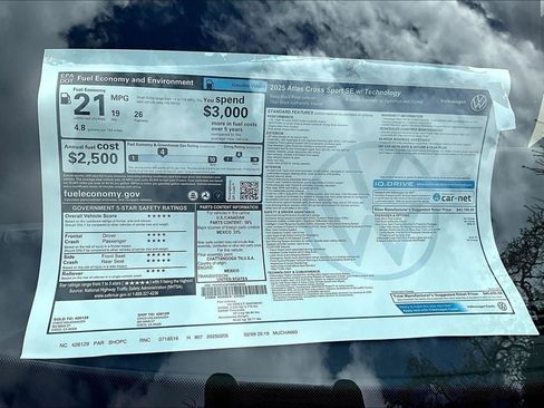 New 2025 Volkswagen Atlas Cross Sport SE image 31