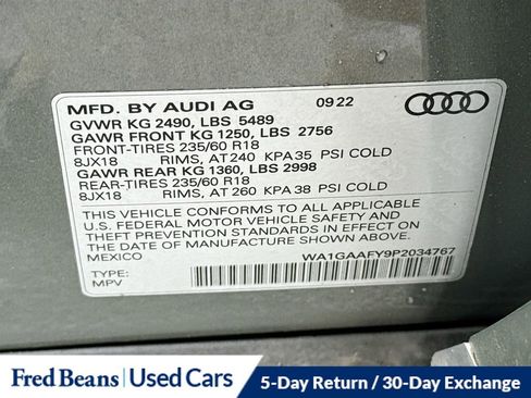 Used 2023 Audi Q5 2.0T Premium w/ Convenience Package AWD/4WD image 33