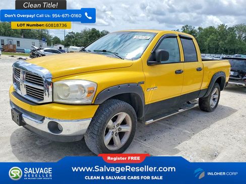 Used 2008 Dodge Ram 1500 Truck SLT AWD/4WD image 1