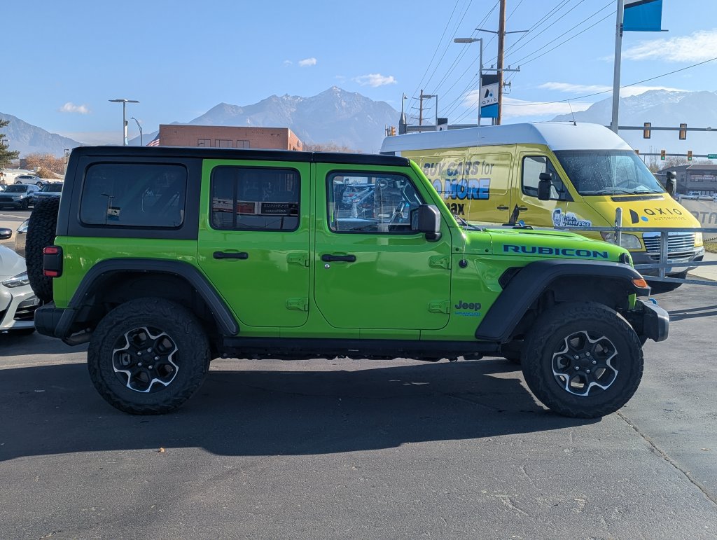 Used 2021 Jeep Wrangler Unlimited Rubicon 4xe w/ Cold Weather Group AWD/4WD image 2