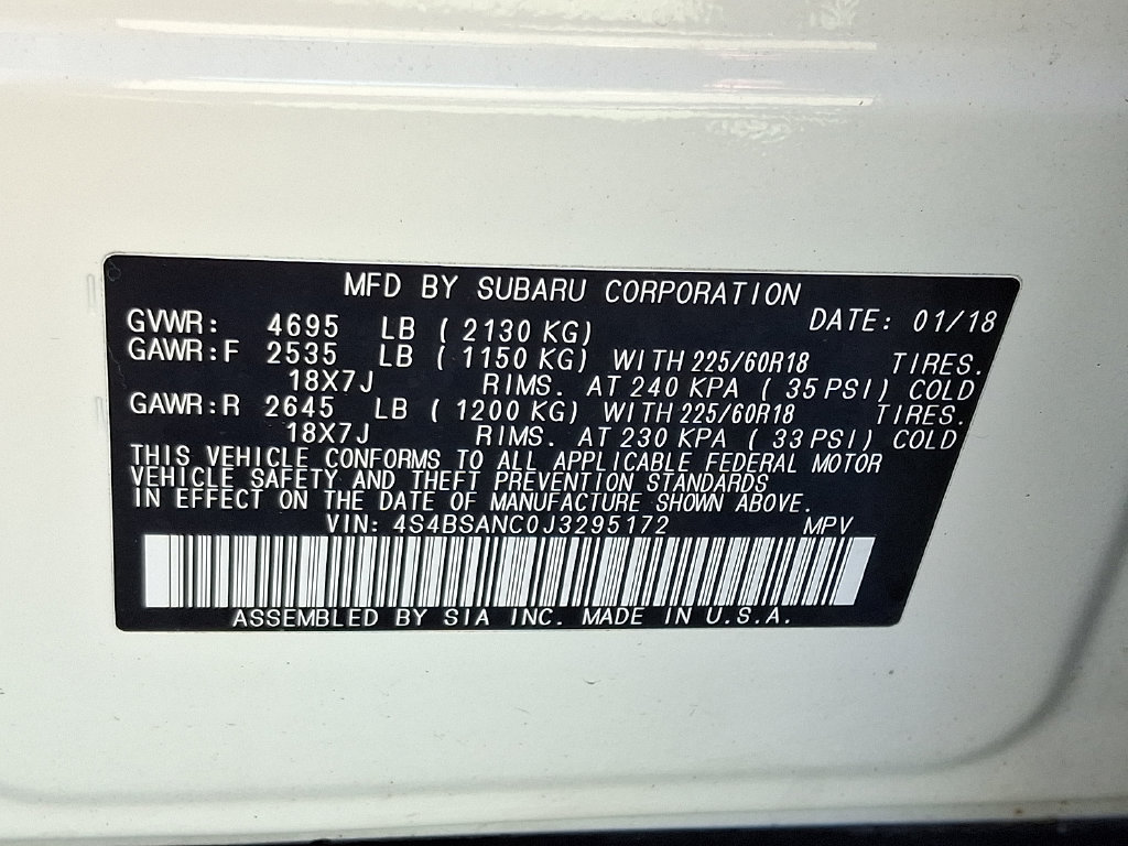 Used 2018 Subaru Outback 2.5i Limited AWD/4WD image 26