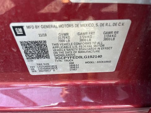 Certified 2020 Chevrolet Silverado 1500 LT Trail Boss image 34