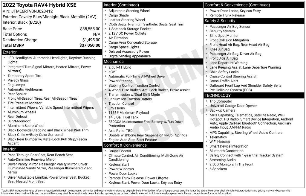 Used 2022 Toyota RAV4 XSE AWD/4WD image 37