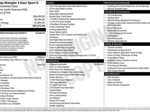 Used 2024 Jeep Wrangler Unlimited Sport AWD/4WD image 10