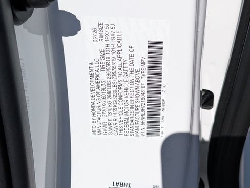New 2026 Honda Odyssey Sport-L image 41