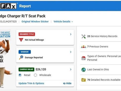 Used 2018 Dodge Charger R/T Scat Pack w/ Dynamics Package RWD image 51