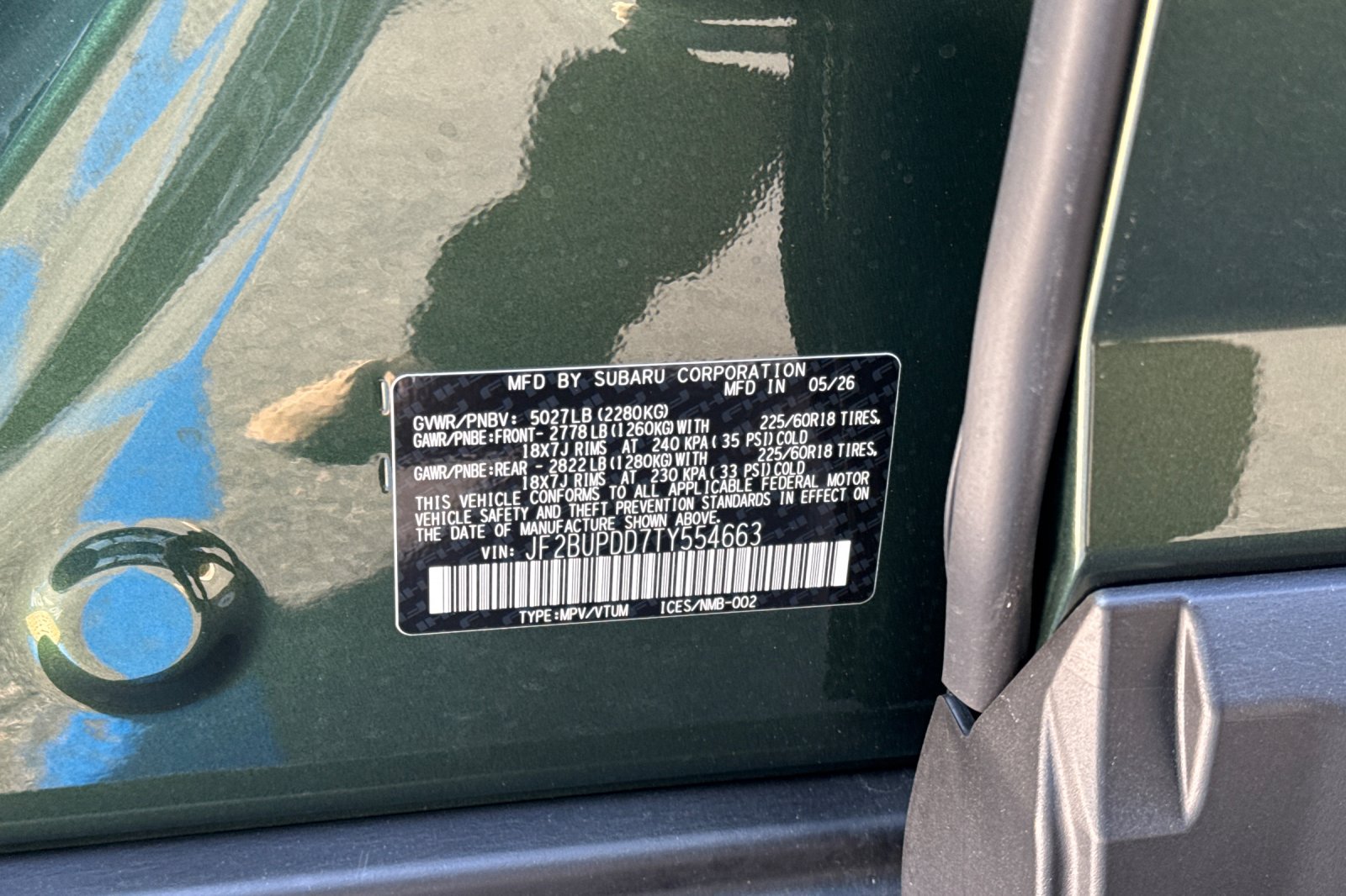 New 2026 Subaru Outback Limited AWD/4WD image 28