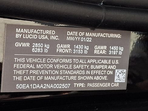 Used 2022 Lucid Air Dream Edition AWD/4WD image 26