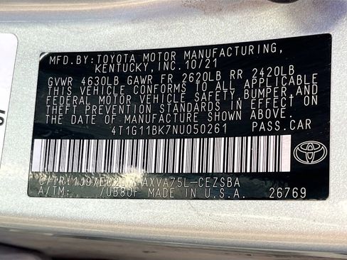 Used 2022 Toyota Camry SE w/ Carpet Mat Package (TMS) image 29