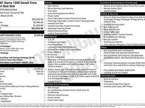 Used 2021 GMC Sierra 1500 Denali w/ Driver Alert Package II image 20