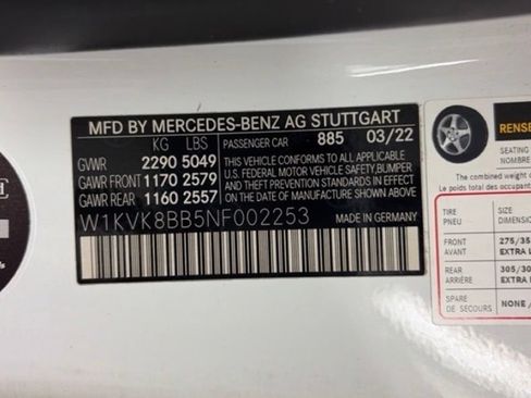 Certified 2022 Mercedes-Benz SL 63 AMG 4MATIC image 22
