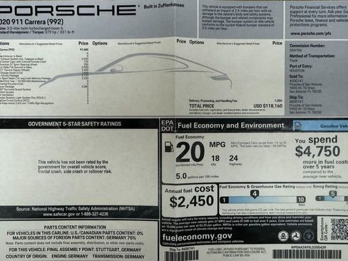 Used 2020 Porsche 911 Carrera image 7