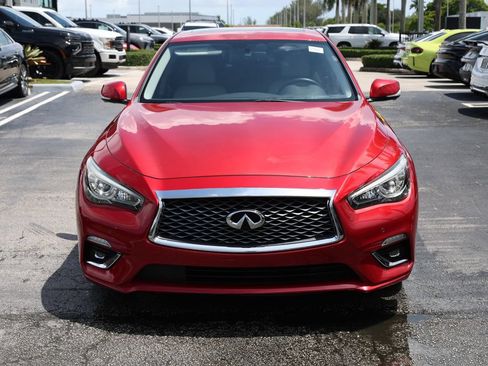 Used 2021 INFINITI Q50 Luxe w/ Cargo Package RWD image 3