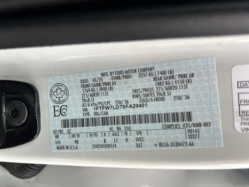 Used 2025 Ford F150 Platinum AWD/4WD image 34