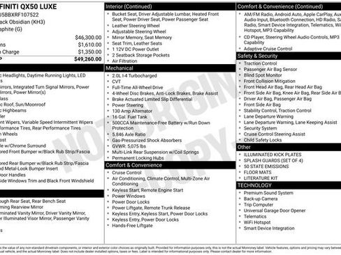 Used 2024 INFINITI QX50 Luxe image 24