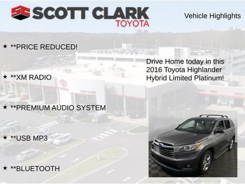 Used 2016 Toyota Highlander Limited Platinum AWD/4WD image 7