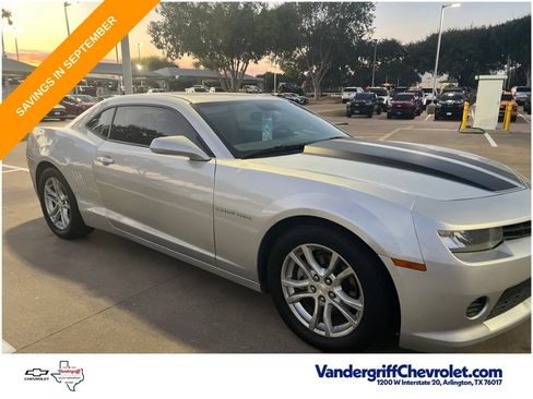 Used 2015 Chevrolet Camaro LS w/ Black Rally Stripe Package RWD image 3