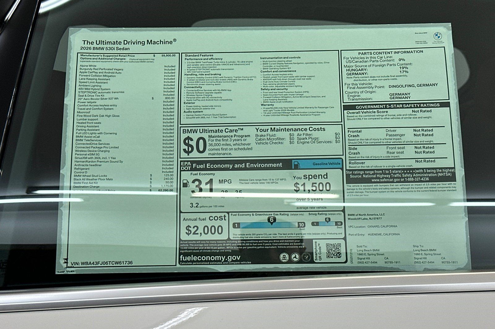 Used 2026 BMW 530i RWD image 29